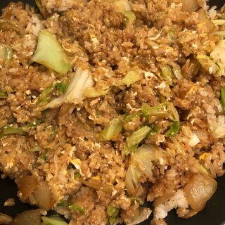 ツナマヨと野菜の炒飯